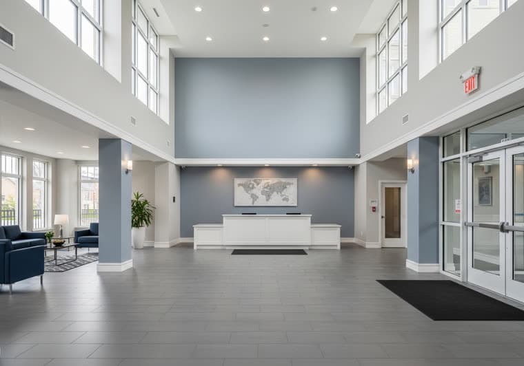 Reception lobby